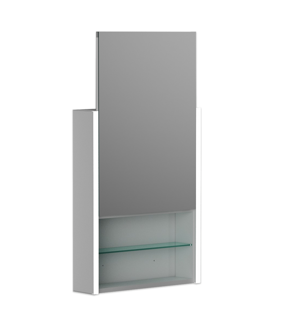 Elevating Mirror Cabinet - Space-Saving Design
