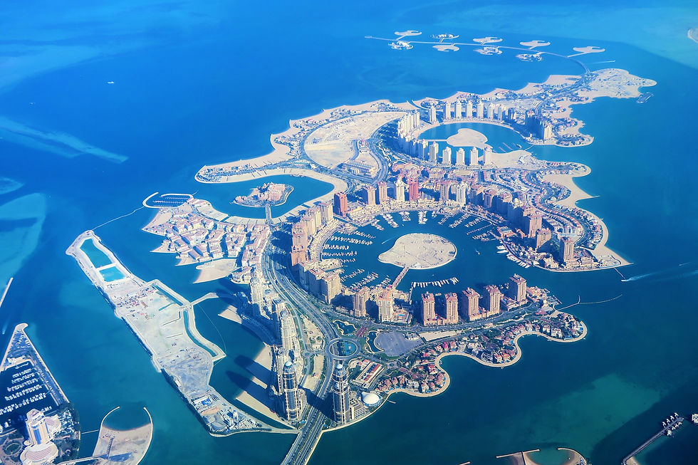 Islas artificiales Catar