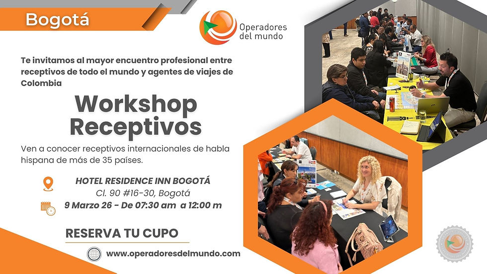 WORKSHOP RECEPTIVOS - BOGOTÁ 2026