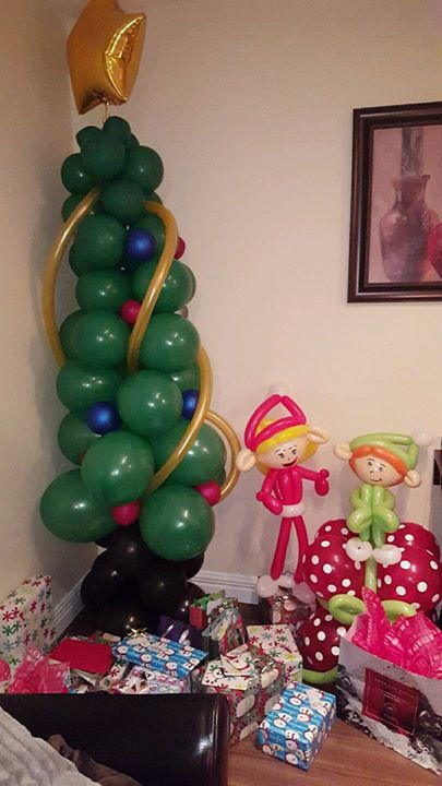 Christmas tree & elf