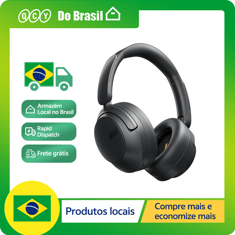 QCY H3S Over Ear Headphone Hi-Res LDAC Spatial Sound Headset H3S -56dB Adaptive 