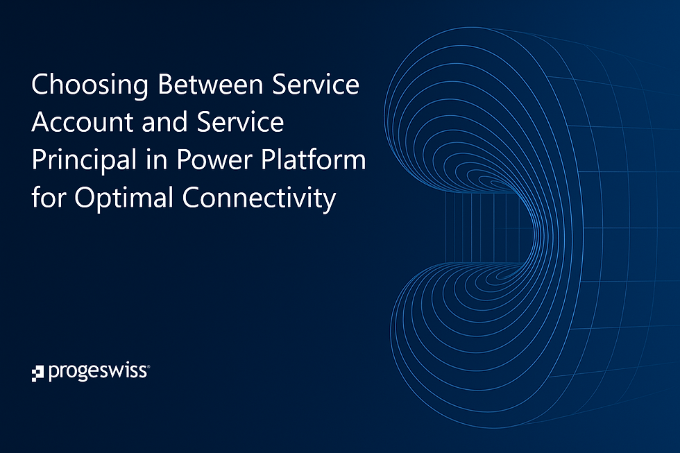 Choosing Between Service Account and Service Principal in Power Platform for Optimal Connectivity
