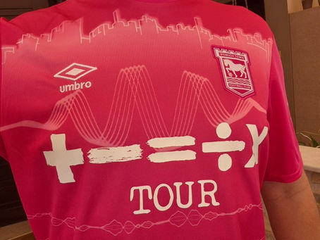 Ipswich Town - Pink 'Ed Sheeran' Shirt