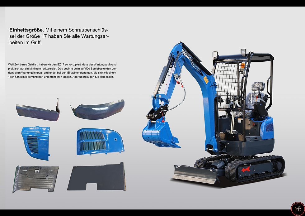 Miniaturbild: Minibagger - Pixor MB 1800