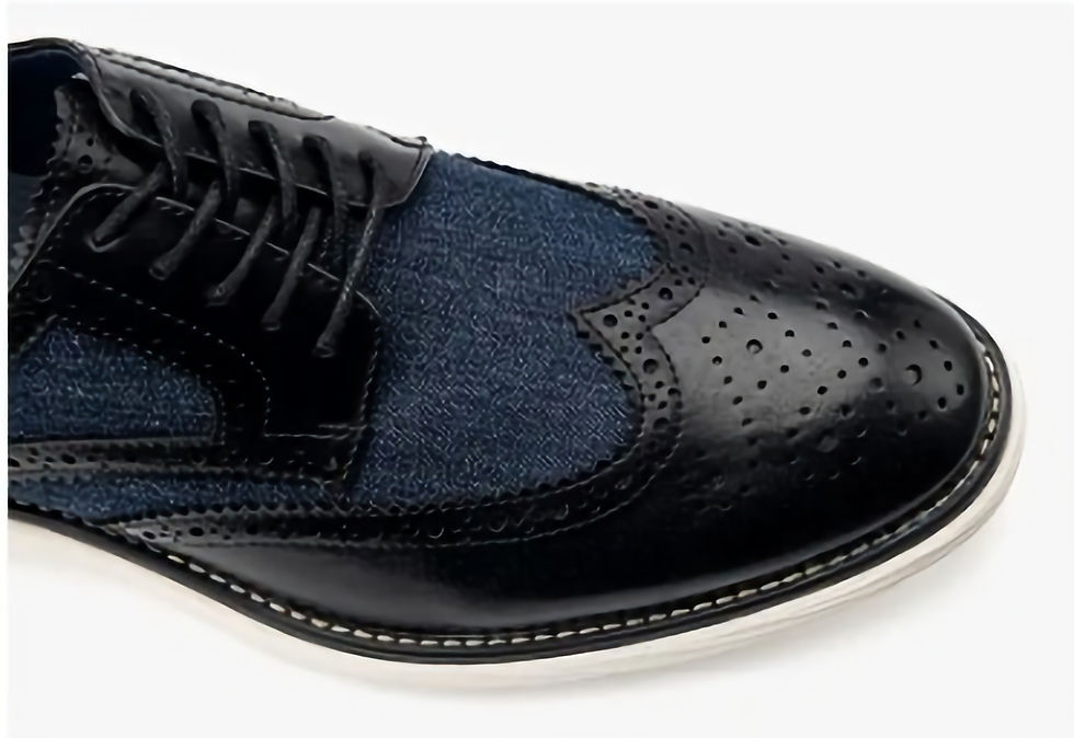 Thumbnail: Genuine Leather Oxford Sneaker