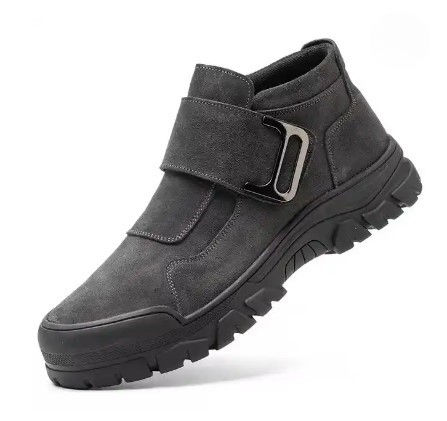 Thumbnail: Steel Toe Genuine Leather Sneaker