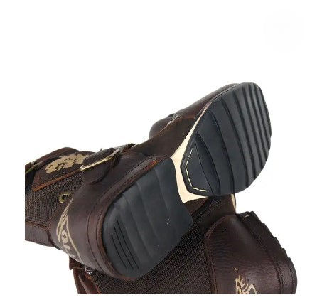 Thumbnail: Genuine Leather Motorcycle Boots