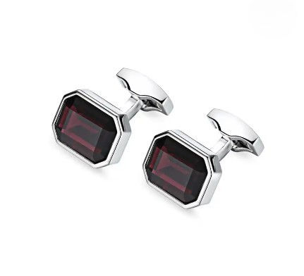 Colored Glass Cuff Links