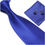 Thumbnail: Silk Necktie, Hanky and Cuff Link Set