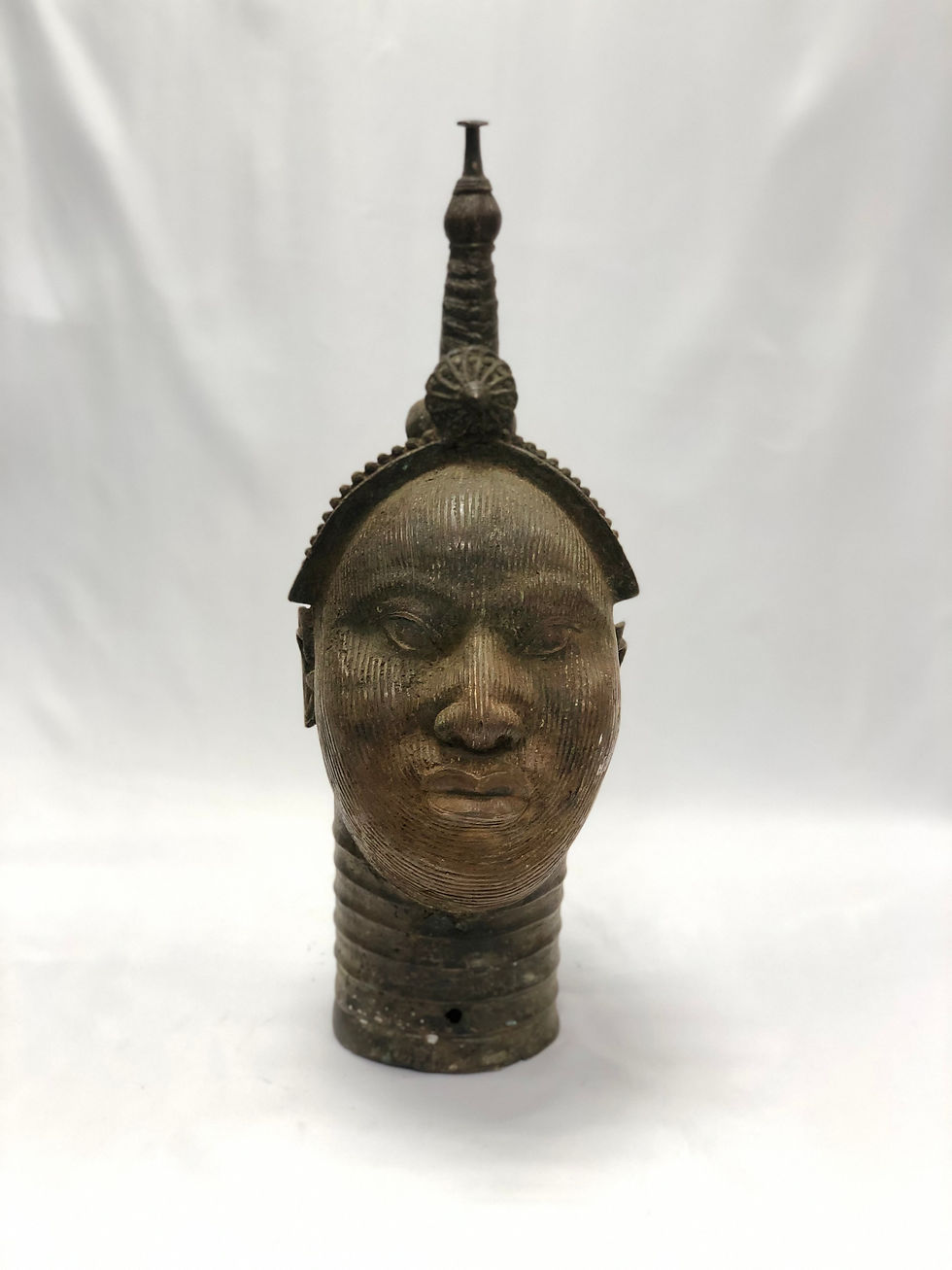 Tête Ife en bronze -DJENEBA