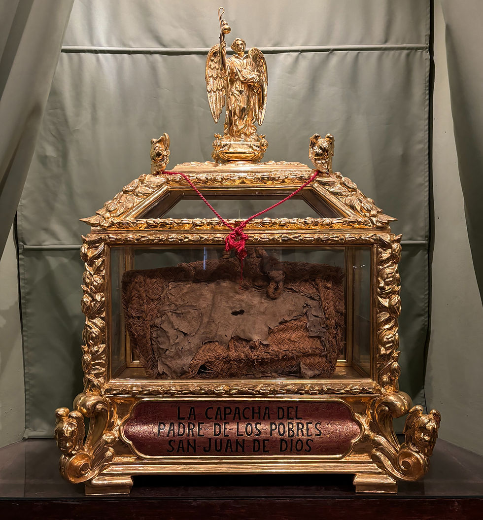 St. John of God's original basket- Granada, Spain
