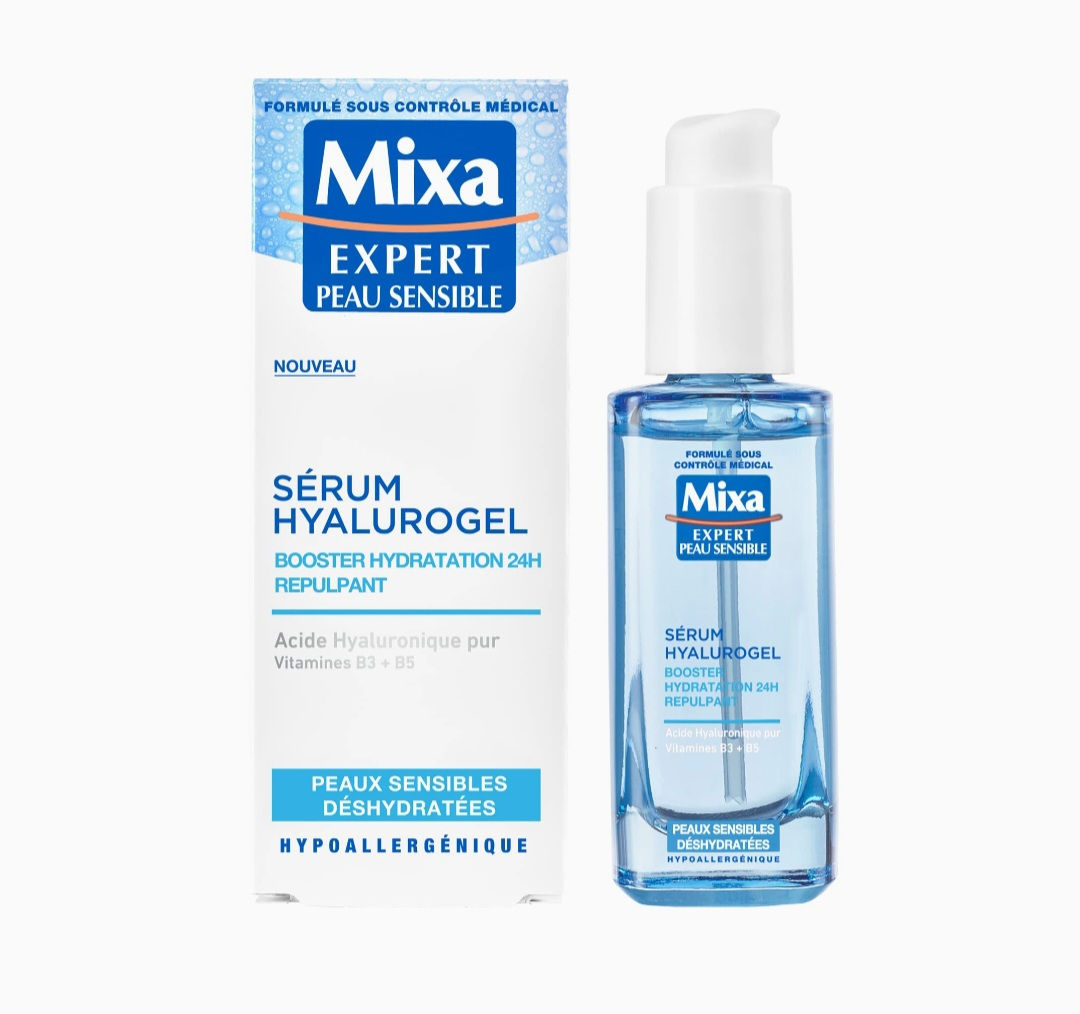 MIXA Sérum Hyalurogel Booster Hydratation 24h Repulpant 