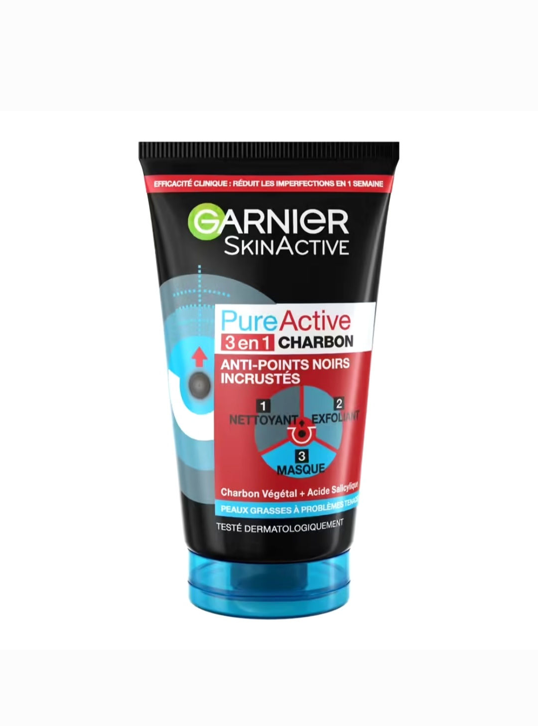 GARNIER Nettoyant 3 en 1 Anti-Points Noirs
