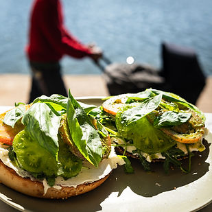 Bagels ved søerne i København hos Livingstone