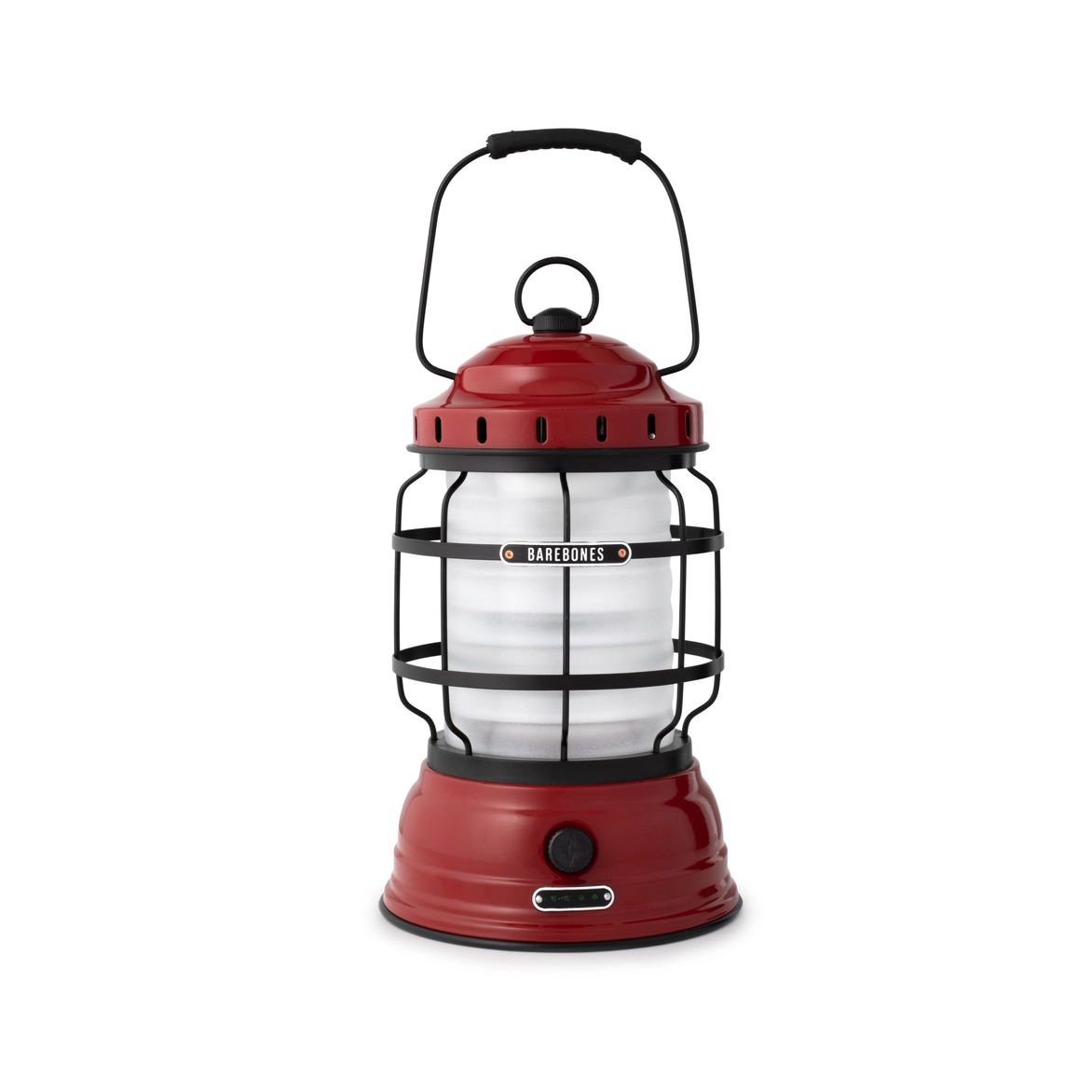Forest Lantern Antique Bronze -Red