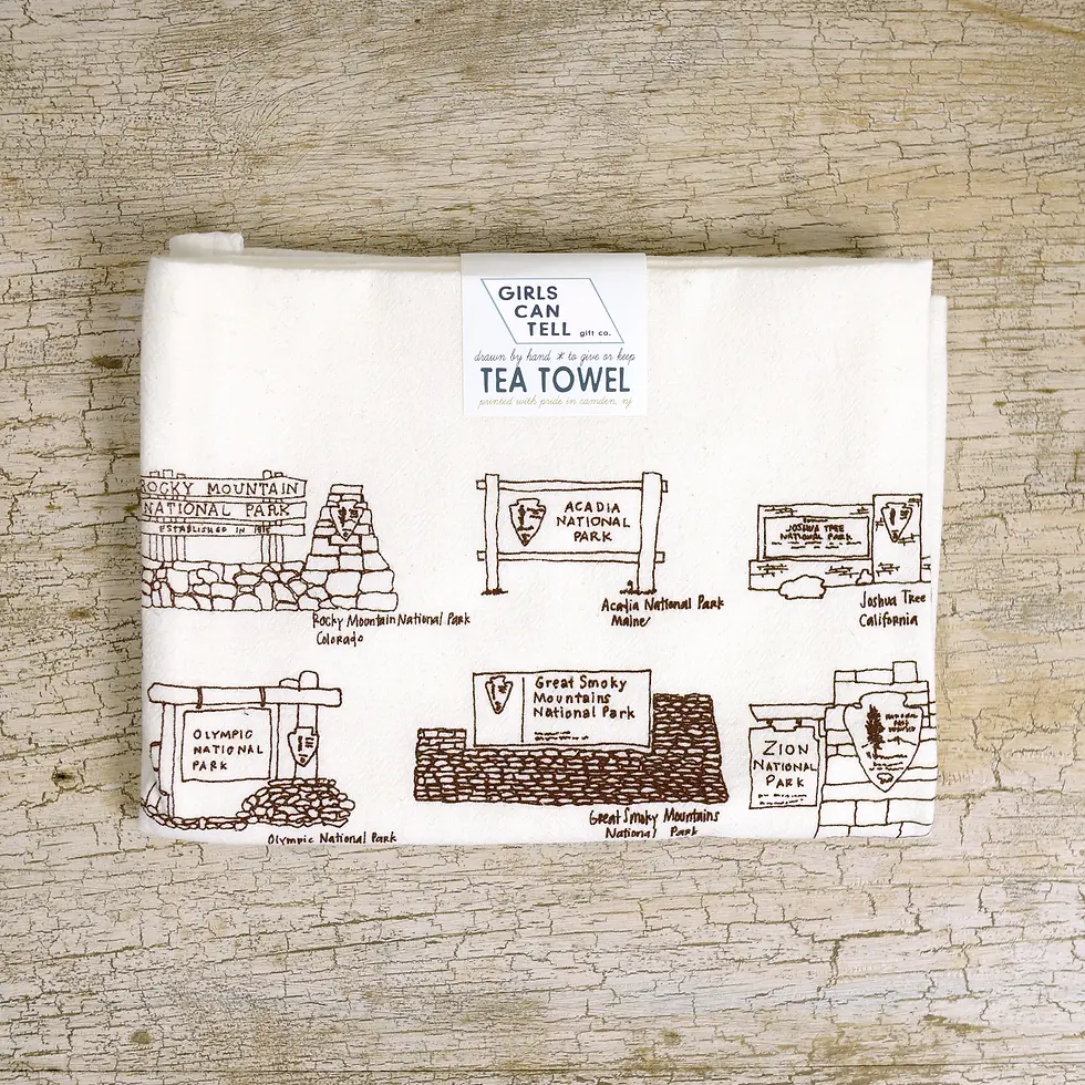 National Park Tea Towel