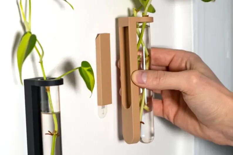 Thumbnail: Wall Mounted Bud Vase or Plant Propagation Station