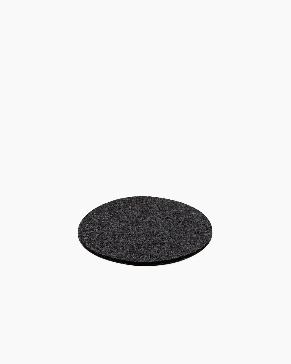 8" Round Merino Wool Felt Trivet