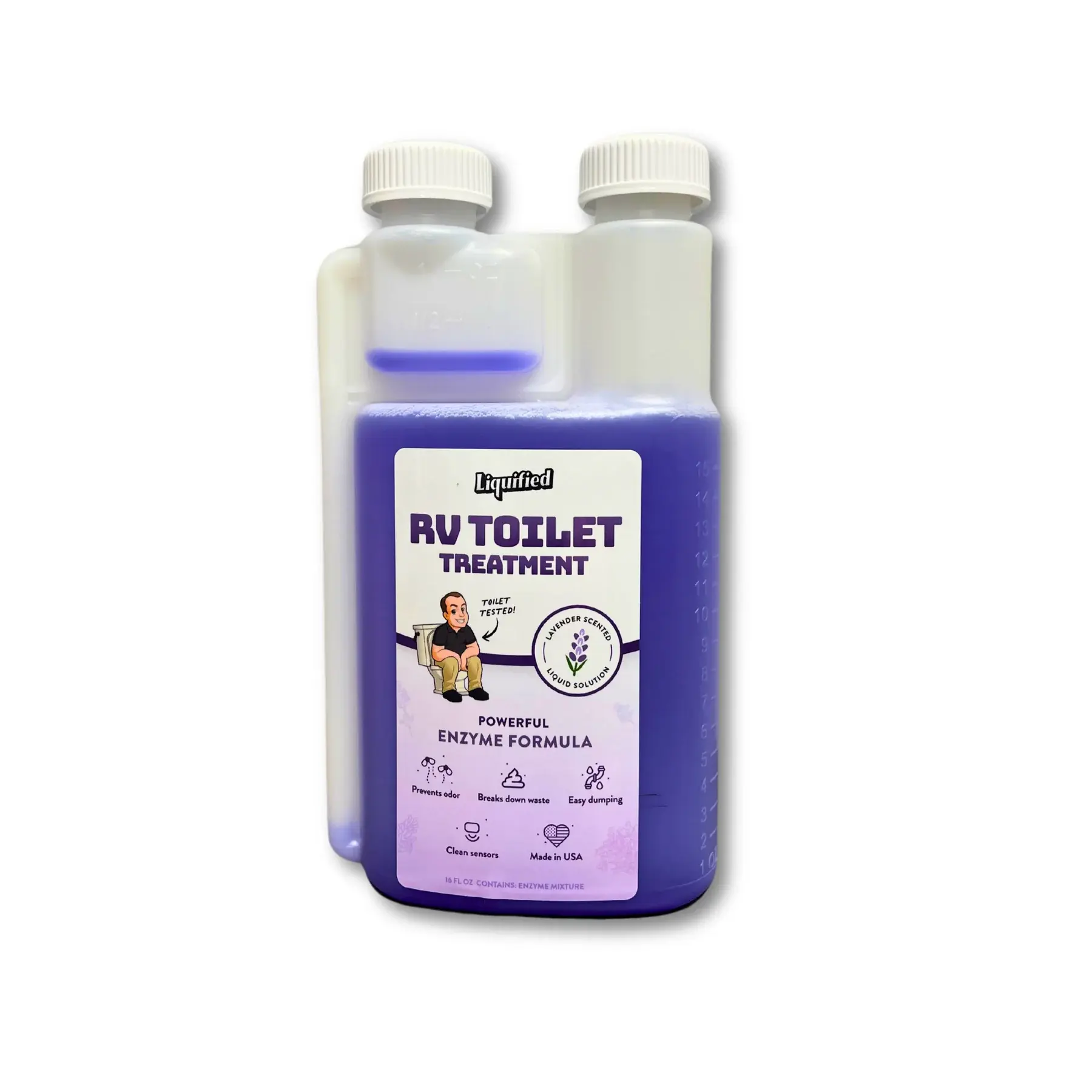 Liquified RV Toilet Treatment - LAVENDER SCENT 16oz