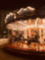 Carousel, night view