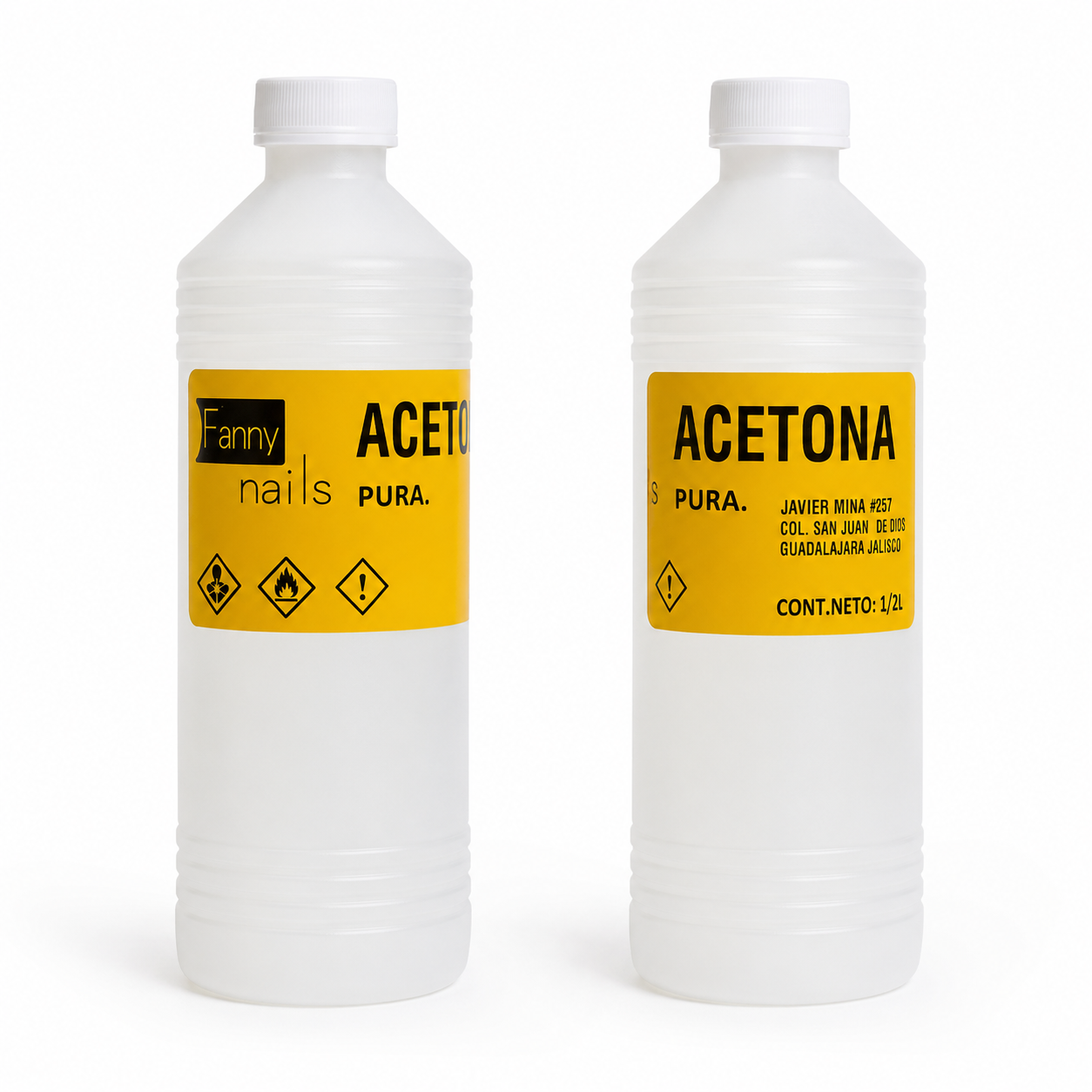 Acetona Pura 1/2 L ML nails