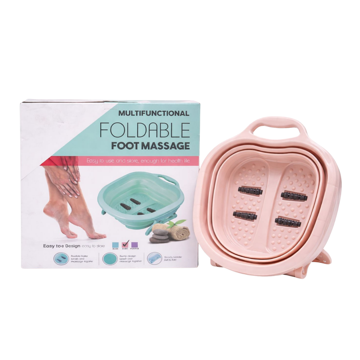 Tina Plegable portatil rosa ML Nails