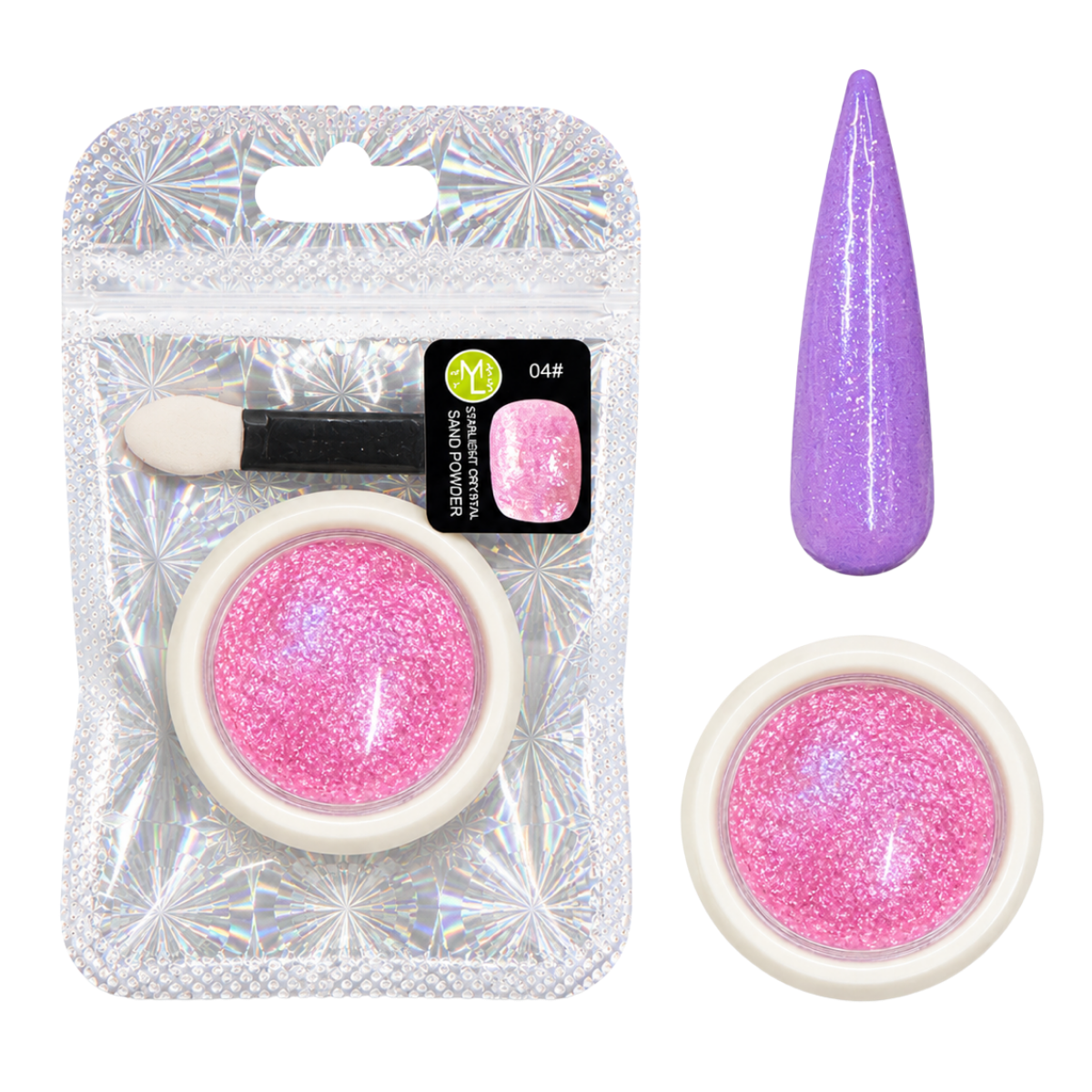 Efecto Sand Powder Crystal #04 ML nails