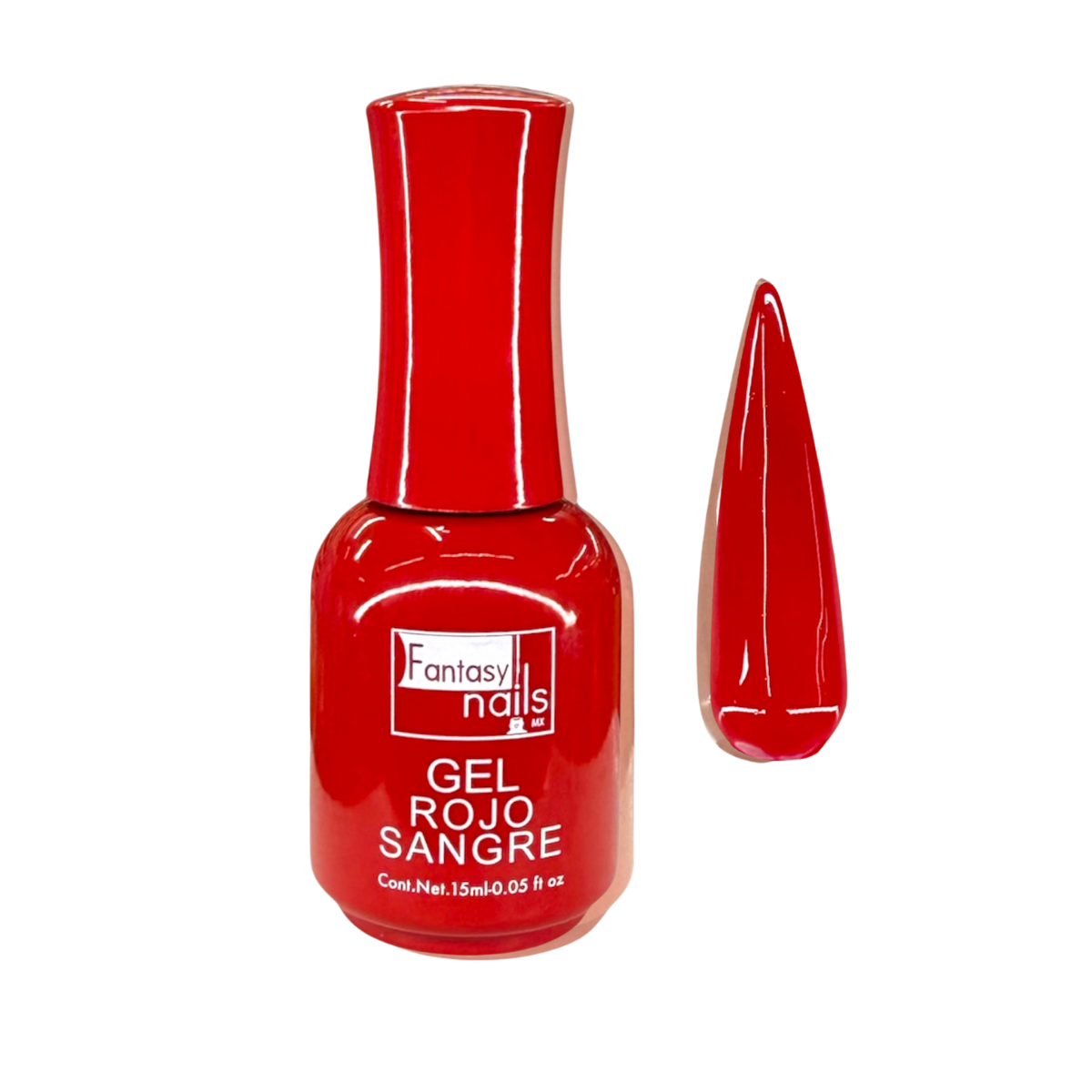 Gel Rojo Sangre Fantasy nails