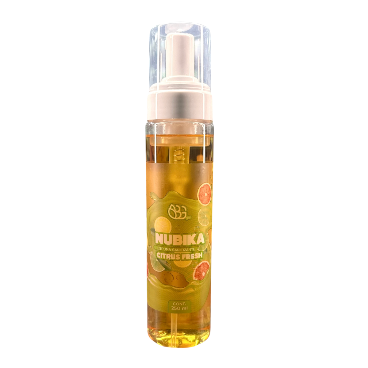 Espuma Sanitizante citrus fresh nubika 250 ml