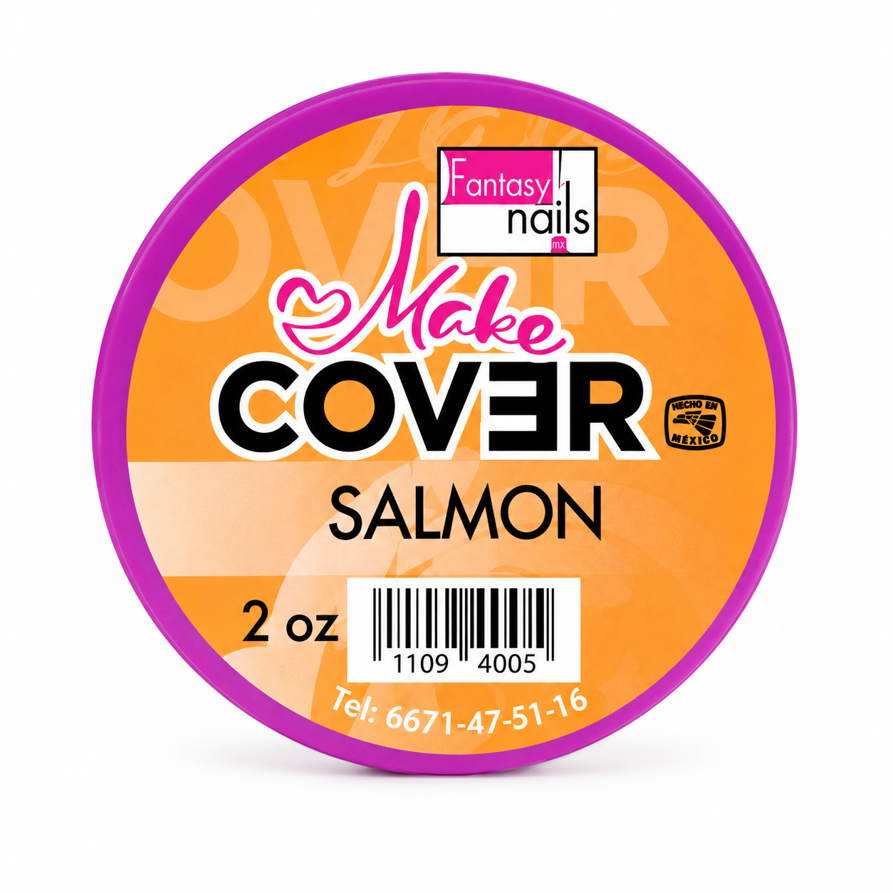 Acrilico Make Over Salmon 2oz Fantasy Nails