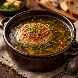 Kaspressknödelsuppe