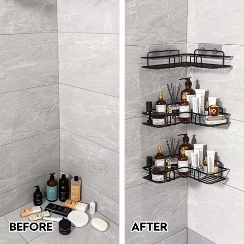 Thumbnail: Cleanry - 2-shelf kit for bathroom, kitchen, and laundry room.