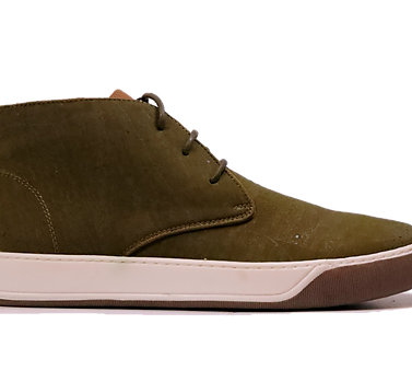 Army Green Men's Lace Up Boot with Sneaker Sole