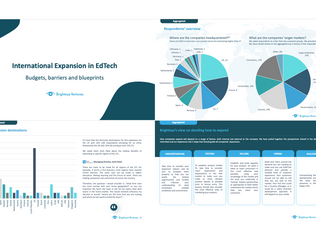 International Expansion in Edtech: Budgets, Barriers and Blueprints