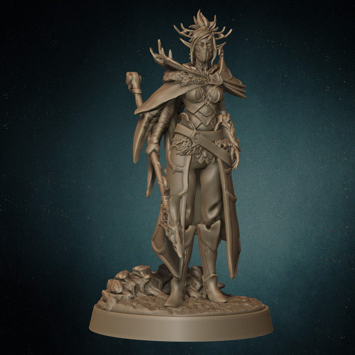 Thumbnail: Wood Elves - Female - 4 Poses - Whispering Forest II | Monolith Arts 