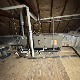 安装调试一台中央冷暖空调