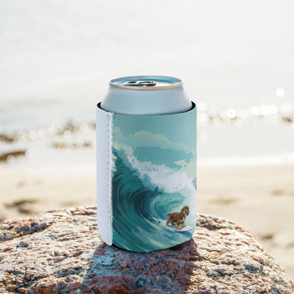 custom-pet-portrait-can-cooler-stubby-holder-australia-puppy-prints
