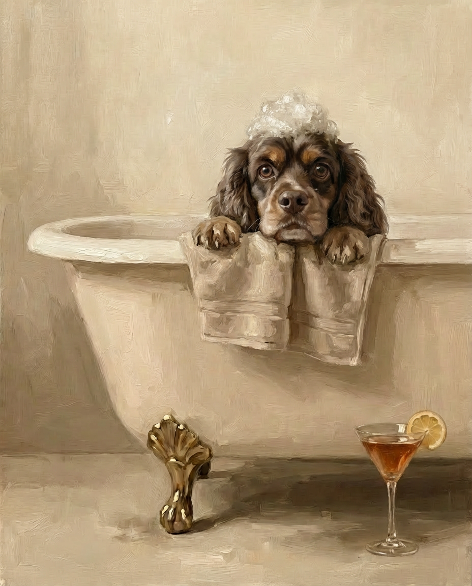 personalised dog artwork