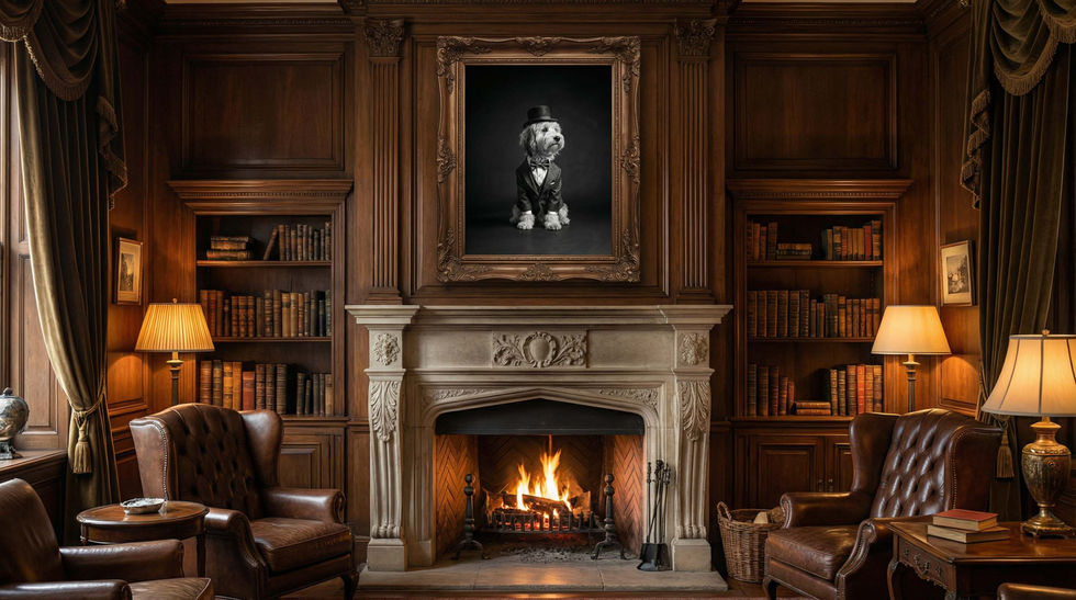 custom luxury dog artwork from photo