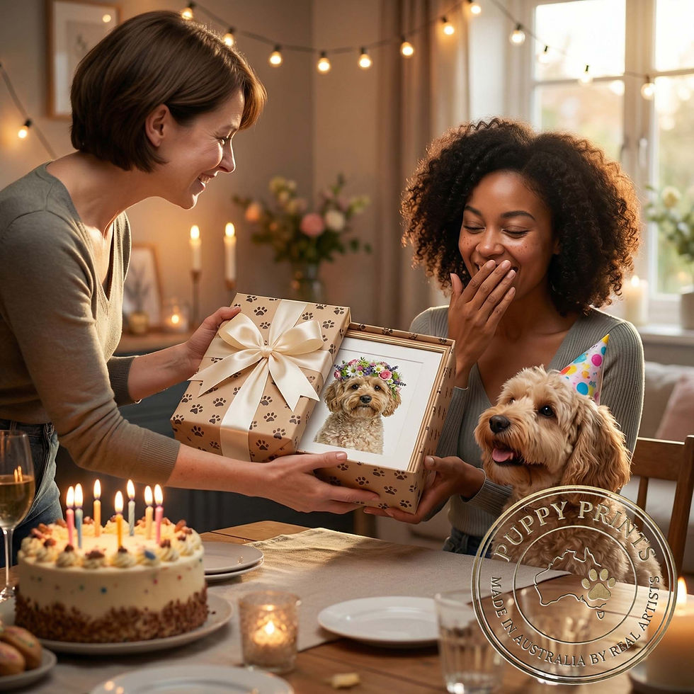 Luxury flower crown pet portrait of a dog capturing personality and charm