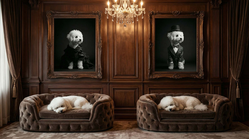 custom luxury dog artwork from photo