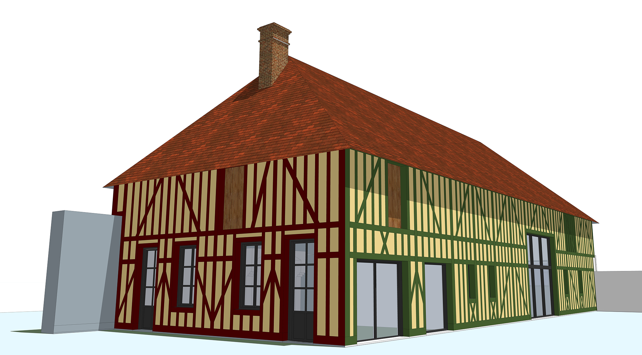 Transformation d'une grange