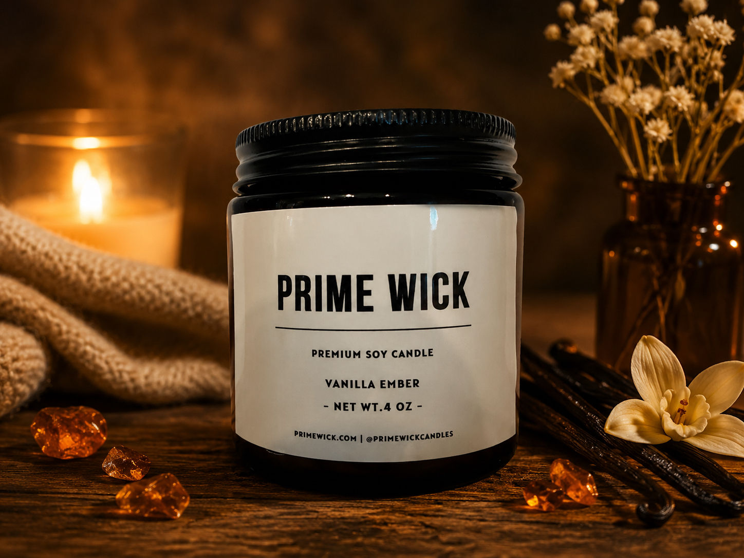 Vanilla Ember Candle - 4oz