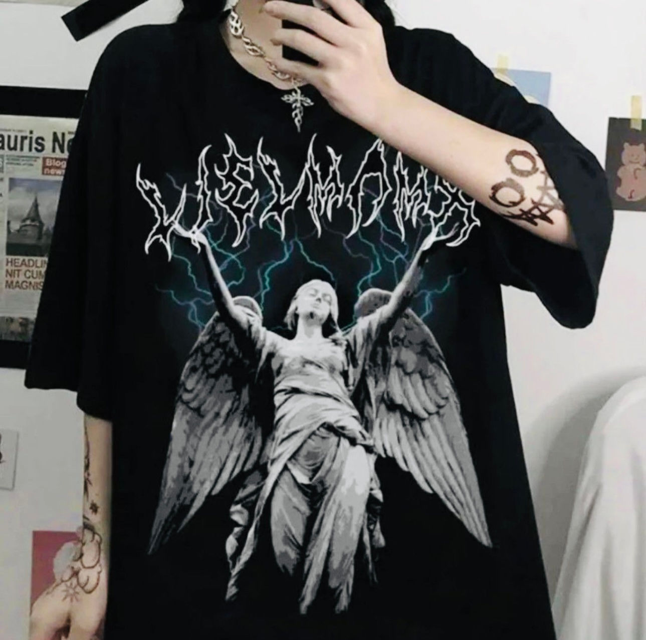 Unisex angel tişört