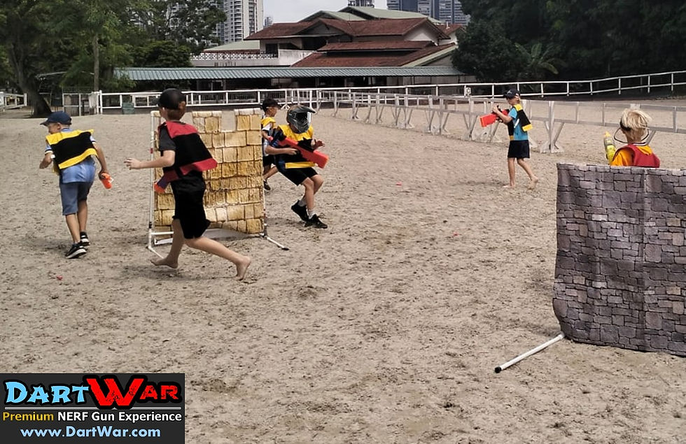 Sandy NERF game