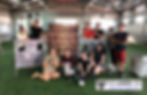 Team photo in a Singapore Laser Tag cohesion event