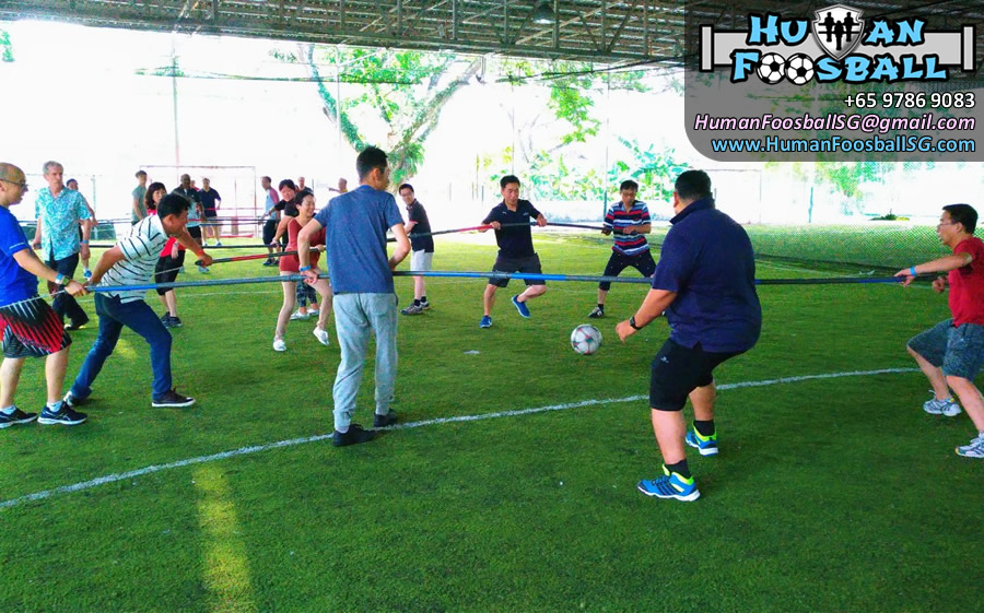 Human Foosball Fun Team Building Activity in Singapore