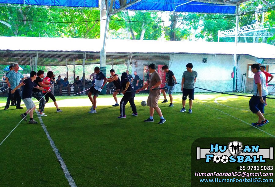 Human Foosball Fun Team Building Activity in Singapore