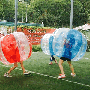 Bubble Soccer at team bonding sg