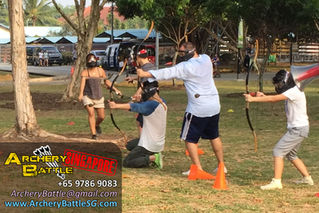 Archery Tag at Changi Beach Park
